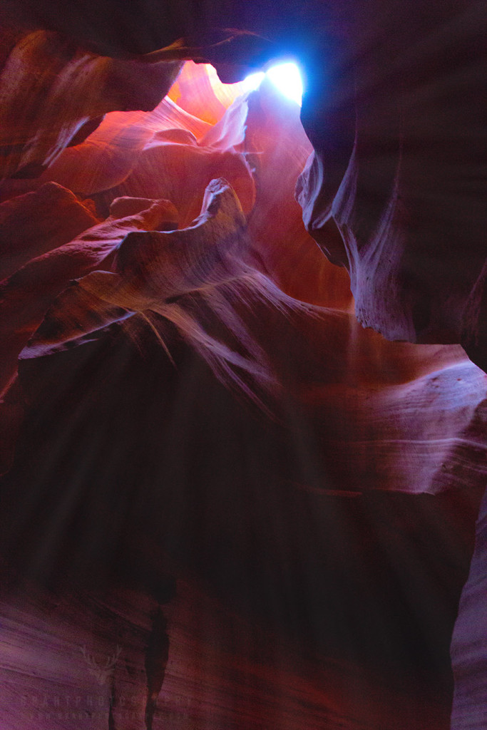 the rocks at Antelope Canyon, Arazona