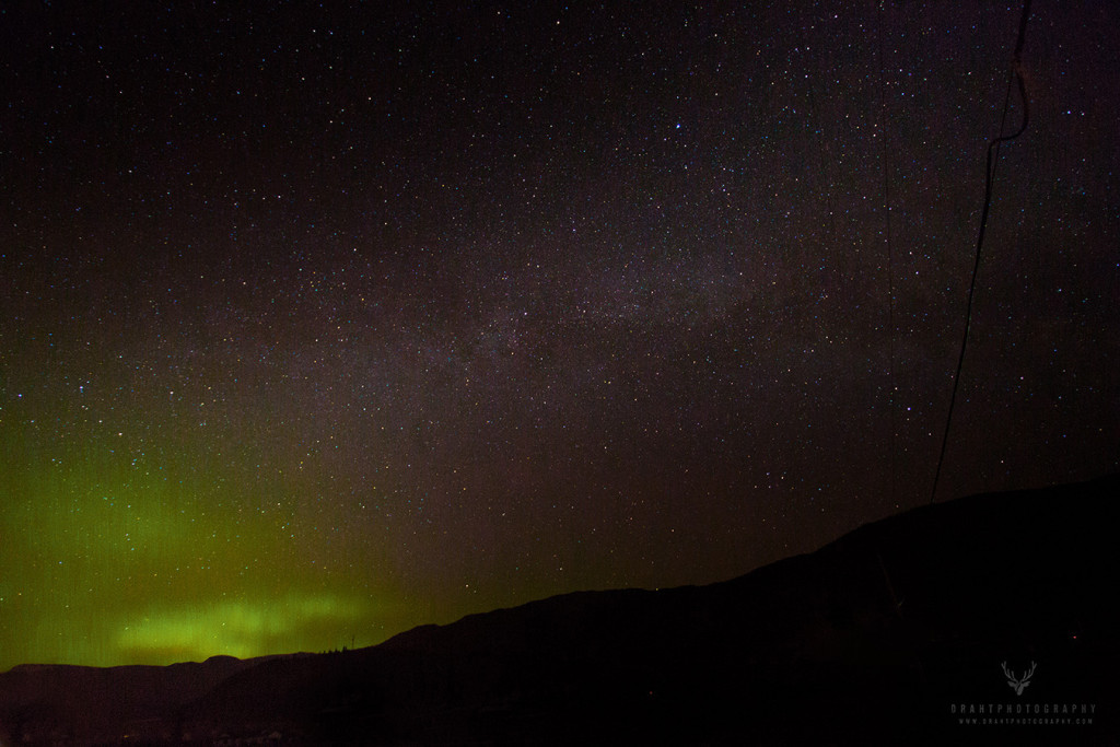 A rare show of aurora borealis in Enderby, British Columbia on April 17 by Vernon Photographer Eric Draht