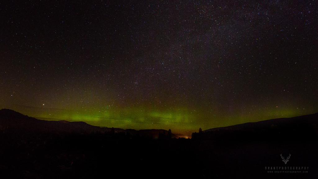 A rare show of aurora borealis in Enderby, British Columbia on April 17 by Vernon Photographer Eric Draht