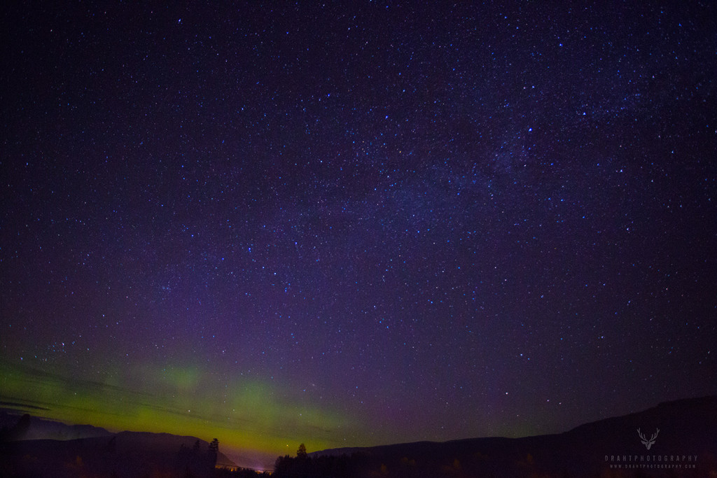 A rare show of aurora borealis in Enderby, British Columbia on April 17 by Vernon Photographer Eric Draht