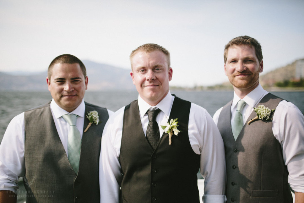 Kelowna Yacht Wedding Photo